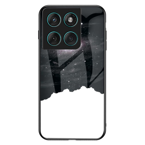 For Motorola Edge 60 Fusion 5G / Edge 60 5G Case Starry Sky Pattern Tempered Glass Phone Cover