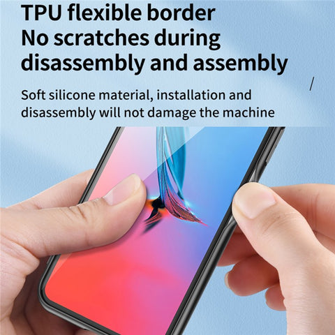 For Motorola Edge 60 Fusion 5G / Edge 60 5G Case Floral Pattern TPU + Tempered Glass Protective Phone Cover