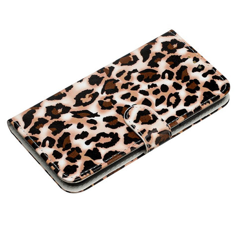 For iPhone 17 Wallet Case Printed Pattern Design Leather Phone Cover