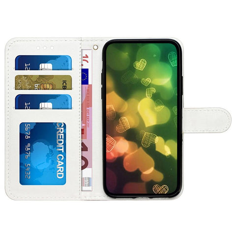 For iPhone 17 Pro Max Wallet Case Printed Pattern Design Leather Phone Cover