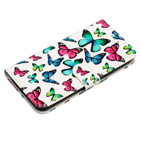 For iPhone 17 Pro Max Wallet Case Printed Pattern Design Leather Phone Cover
