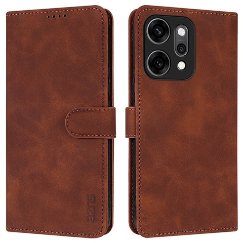 AZNS For Oppo Reno14 5G (Global) Case PU Leather Wallet Phone Cover