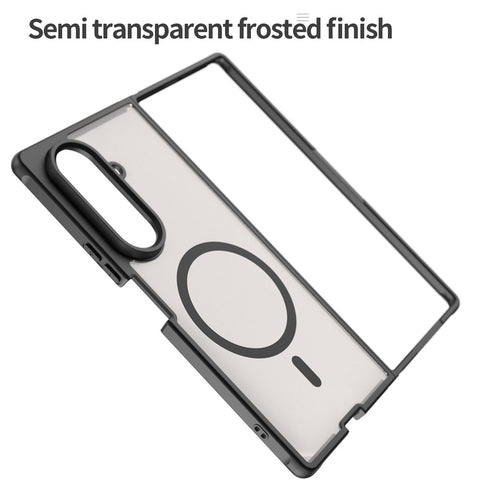 For Samsung Galaxy Z Fold7 5G Magnetic Case Anti Drop PC + TPU Phone Cover