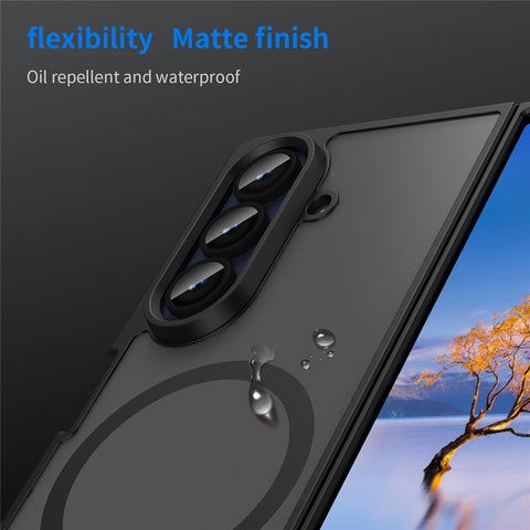 For Samsung Galaxy Z Fold7 5G Magnetic Case Anti Drop PC + TPU Phone Cover