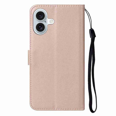 For iPhone 17 Case PU Leather Flip Phone Cover Wallet Card Slot Holder