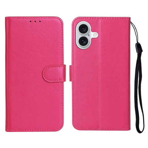 For iPhone 17 Case PU Leather Flip Phone Cover Wallet Card Slot Holder