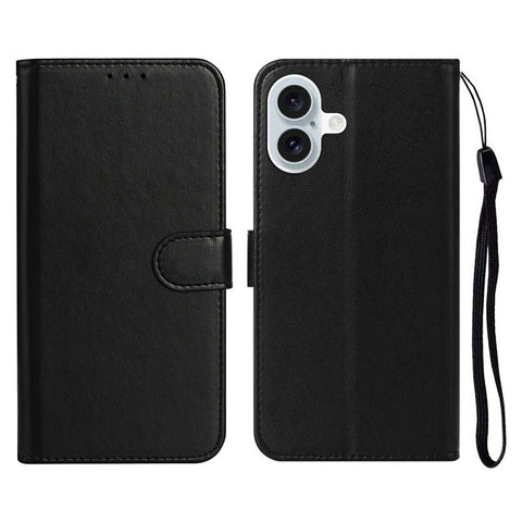 For iPhone 17 Case PU Leather Flip Phone Cover Wallet Card Slot Holder