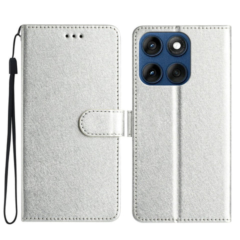 Wallet Case for Motorola Edge 60 5G / 60 Fusion 5G / 60s 5G Leather Folio Phone Cover Magnetic Clasp