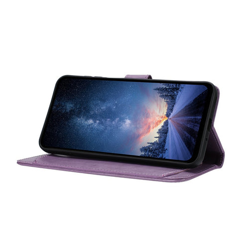 Wallet Phone Case for Motorola Edge 60 5G  /  Edge 60 Fusion 5G  /  Edge 60s 5G Stand PU Leather Folio Flip Cover with 8 Card Slot