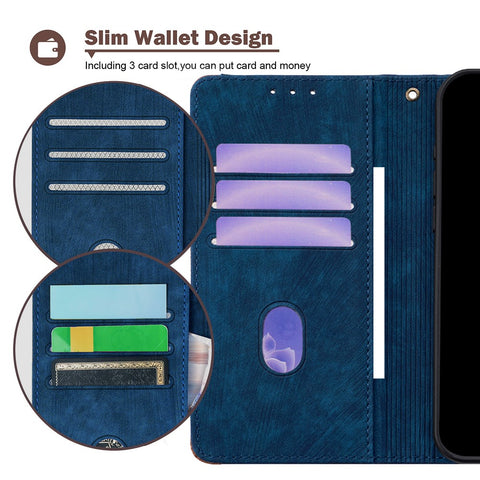 For Samsung Galaxy F06 5G Case RFID Blocking Color Splicing PU Leather Wallet Phone Cover