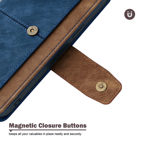 For Samsung Galaxy F06 5G Case RFID Blocking Color Splicing PU Leather Wallet Phone Cover