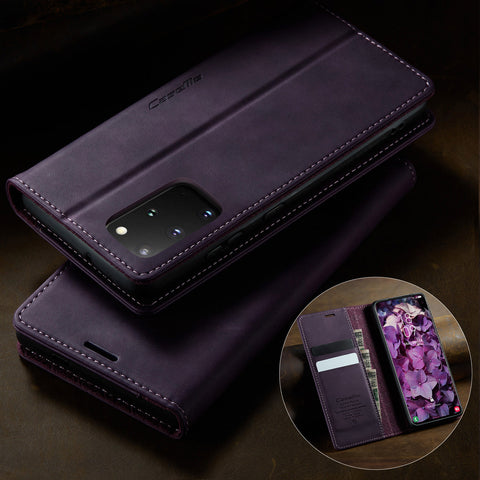 CASEME For Samsung Galaxy S20 Plus 5G / Galaxy S20 Plus 4G Case  033 Series RFID Blocking Wallet Stand Calf Texture Leather Phone Cover