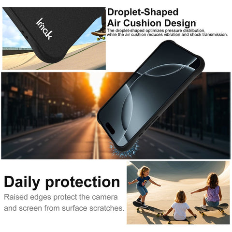 IMAK For iPhone 17 Pro Max Case TPU Phone Cover Airbag Shockproof Protection