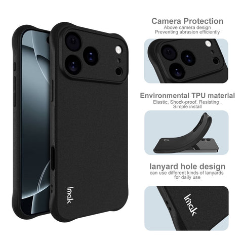 IMAK For iPhone 17 Pro Max Case TPU Phone Cover Airbag Shockproof Protection