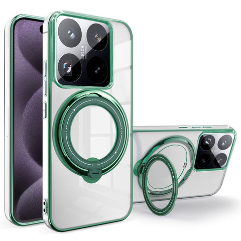 For Xiaomi 14T Pro Case Magnetic Kickstand PC + TPU Phone Cover