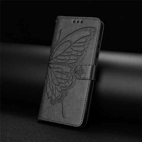For Motorola Edge 60 5G Case Butterfly Imprinted Wallet Stand PU Leather Flip Phone Cover with Strap