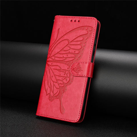 For Motorola Edge 60 Fusion 5G Case Butterfly Imprinted Wallet Stand PU Leather Flip Phone Cover with Strap