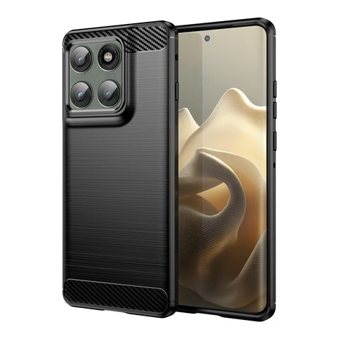 For Motorola Edge 60 Pro 5G / Edge (2025) 5G Case Protective Phone Cover Carbon Fiber Texture Brushed