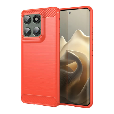 For Motorola Edge 60 Pro 5G / Edge (2025) 5G Case Protective Phone Cover Carbon Fiber Texture Brushed