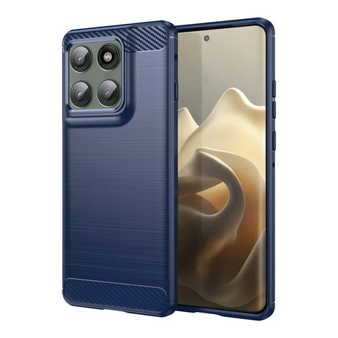 For Motorola Edge 60 Pro 5G / Edge (2025) 5G Case Protective Phone Cover Carbon Fiber Texture Brushed