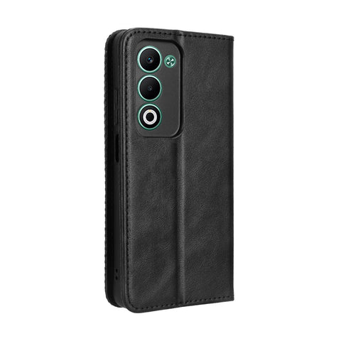 For Oppo A5 4G Leather Case Wallet Stand Retro Texture Phone Cover