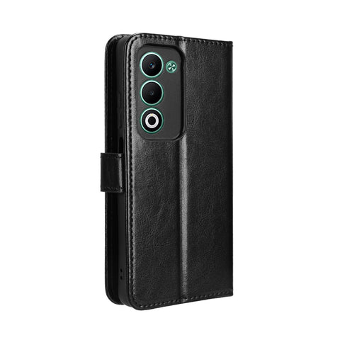 For Oppo A5 5G / Oppo A5 4G PU Leather Case with Strap Crazy Horse Texture Phone Wallet Cover