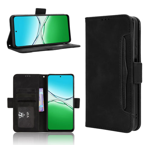 For Oppo A5 5G / Oppo A5 4G Leather Case Phone Wallet Cover with Multiple Card Slots