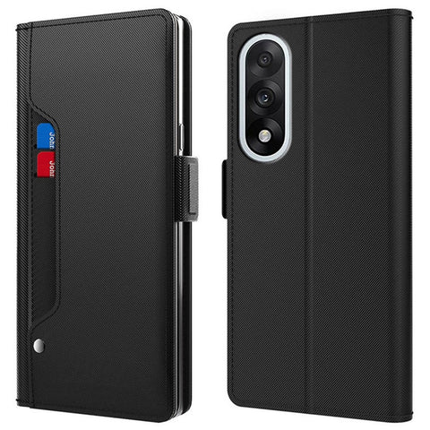 For OnePlus Nord 5 5G / Ace 5 Ultra 5G Case Stand PU Leather Phone Cover Card Holder Mirror