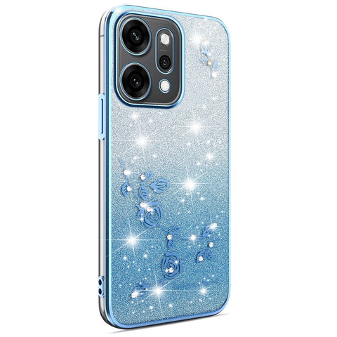 KADEM For Oppo Reno14 5G (Global) Case Flower TPU Flexible Gradient Phone Cover