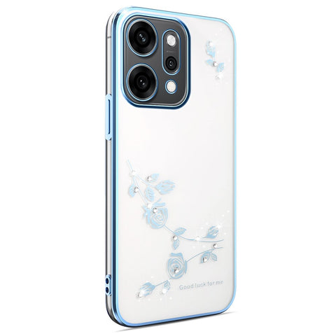 KADEM For Oppo Reno14 5G (Global) Case Flower Rhinestone Decor TPU Phone Cover