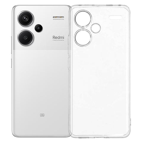 UNITHIN For Xiaomi Redmi Note 13 Pro+ 5G Case Ultra Thin 0.7mm Clear TPU Anti Drop Phone Cover Precise Cutouts