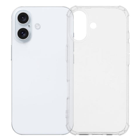 For iPhone 17 Phone Case Reinforced Four Corner Anti-Drop Clear TPU Cover