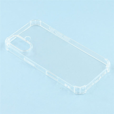 For iPhone 17 Phone Case Reinforced Four Corner Anti-Drop Clear TPU Cover
