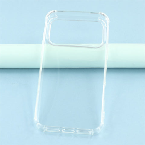 For iPhone 17 Pro Max Phone Case Reinforced Four Corner Anti-Drop Clear TPU Cover