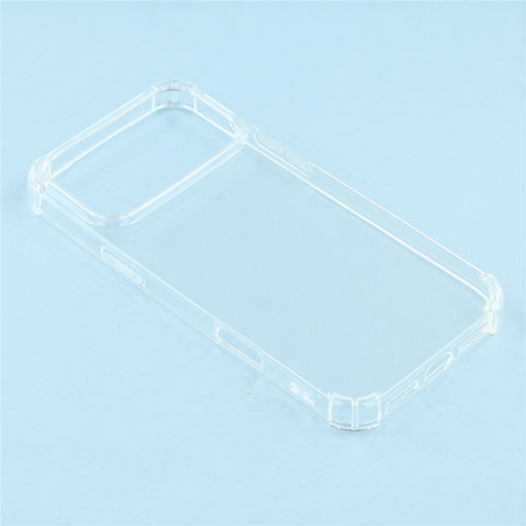For iPhone 17 Pro Max Phone Case Reinforced Four Corner Anti-Drop Clear TPU Cover