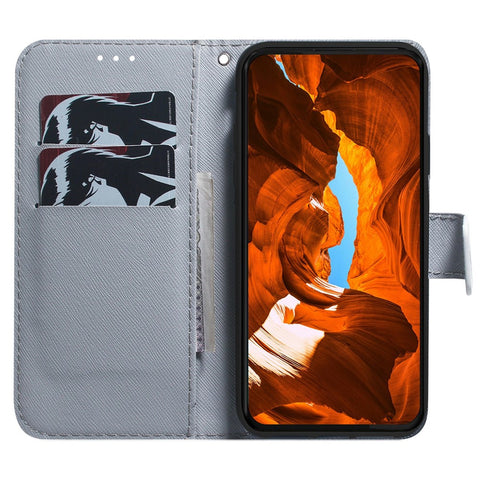 For iPhone 17 Wallet Case Pattern Print Leather Phone Cover