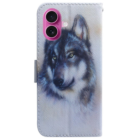 For iPhone 17 Wallet Case Pattern Print Leather Phone Cover