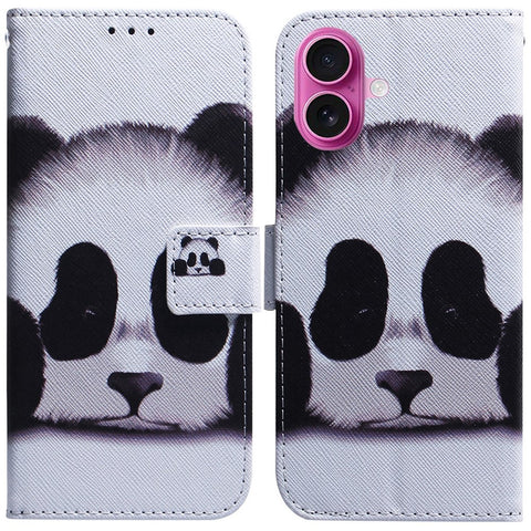 For iPhone 17 Wallet Case Pattern Print Leather Phone Cover