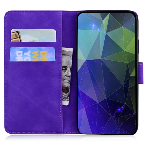 For iPhone 17 Case Solid Color Leather Wallet Phone Cover