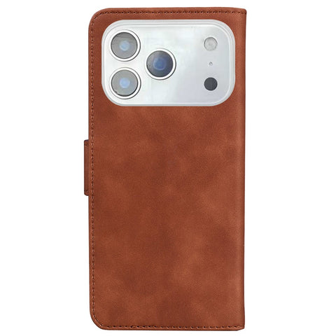 For iPhone 17 Pro Max Stand Case PU Leather Phone Cover Butterfly Printed