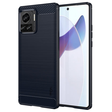 MOFI JK TPU Series-1 for Motorola Moto X30 Pro 5G / Edge 30 Ultra 5G / Edge X Brushed Surface Flexible TPU Case Carbon Fiber Texture Anti-drop Phone Cover