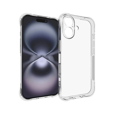 WANLONFENG TM Series For iPhone 17 Case 2.0mm Clear TPU Phone Back Cover