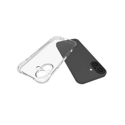 WANLONFENG TM Series For iPhone 17 Case 2.0mm Clear TPU Phone Back Cover