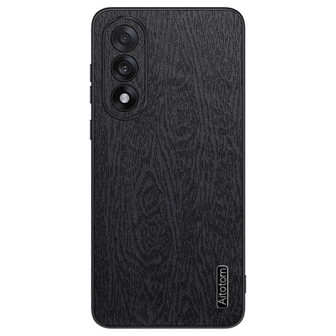 For OnePlus Nord 5 5G / Ace 5 Ultra 5G Case Wood Texture PU Leather Coated PC TPU Phone Cover