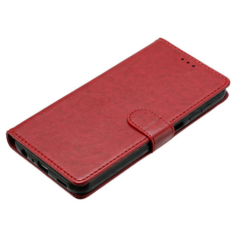 For iPhone 17 Leather Case Wallet Stand Phone Cover with Handy Strap