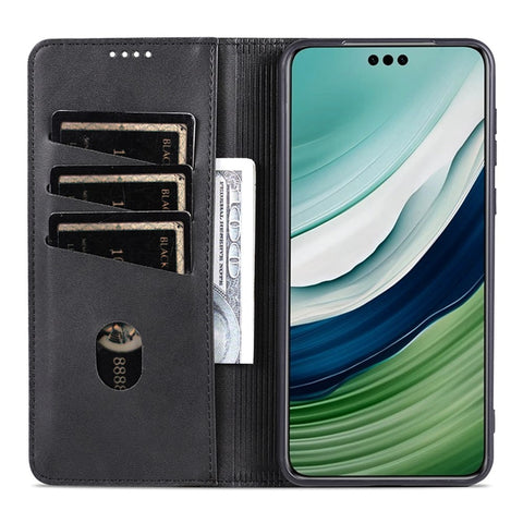 AZNS For Huawei nova 14 5G Case Cowhide Texture PU Leather Wallet Phone Cover