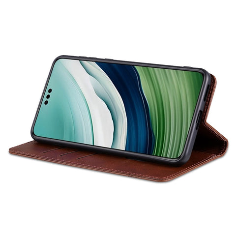 AZNS For Huawei nova 14 Pro 5G Case Cowhide Texture PU Leather Wallet Phone Cover