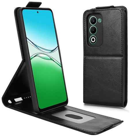 For Oppo A5 5G CPH2735  /  A5 4G CPH2727 Stand Case Magnetic Clasp Vertical Flip Leather Phone Cover with Card Holder