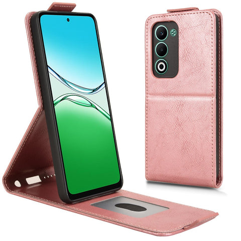 For Oppo A5 5G CPH2735  /  A5 4G CPH2727 Stand Case Magnetic Clasp Vertical Flip Leather Phone Cover with Card Holder
