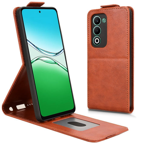 For Oppo A5 5G CPH2735  /  A5 4G CPH2727 Stand Case Magnetic Clasp Vertical Flip Leather Phone Cover with Card Holder